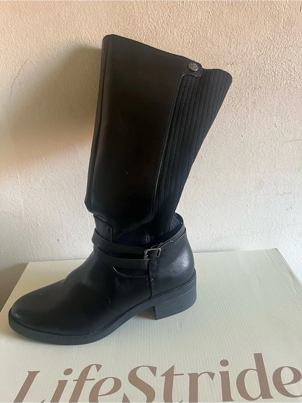LifeStride Brittany Over-the-Knee Boots in Black